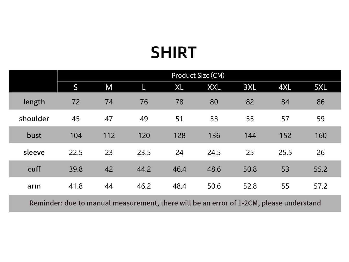 Pre-Order Button-Up Shirts - OCTOBER