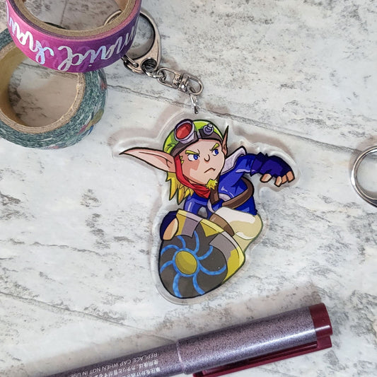 Sony Mascots Spyro & Jak Keychains