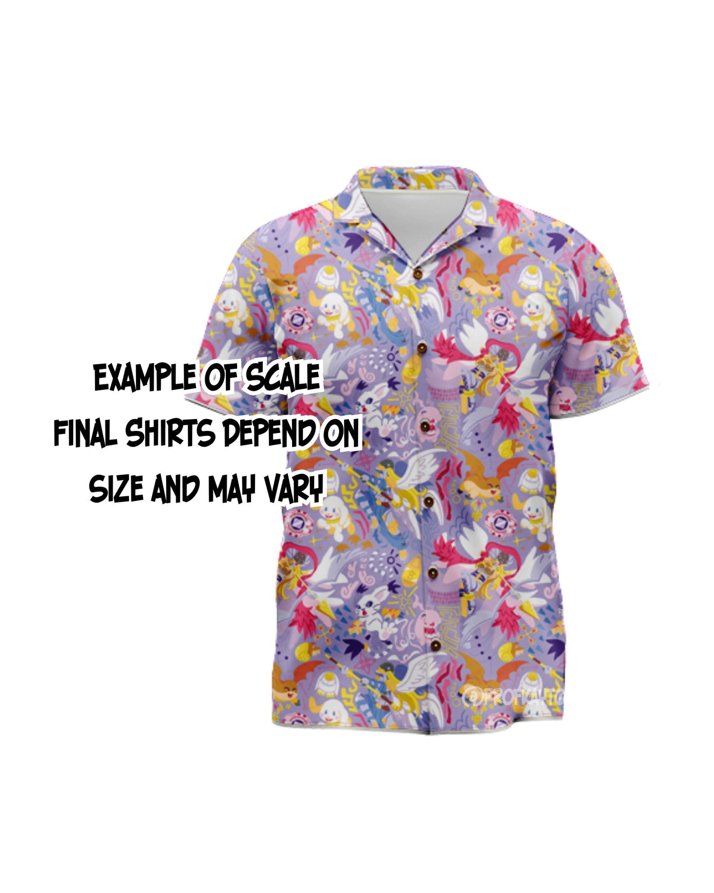 Digimon Angels Button-Up Shirt