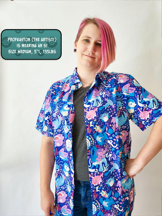 PKMN Water Button-Up Shirt