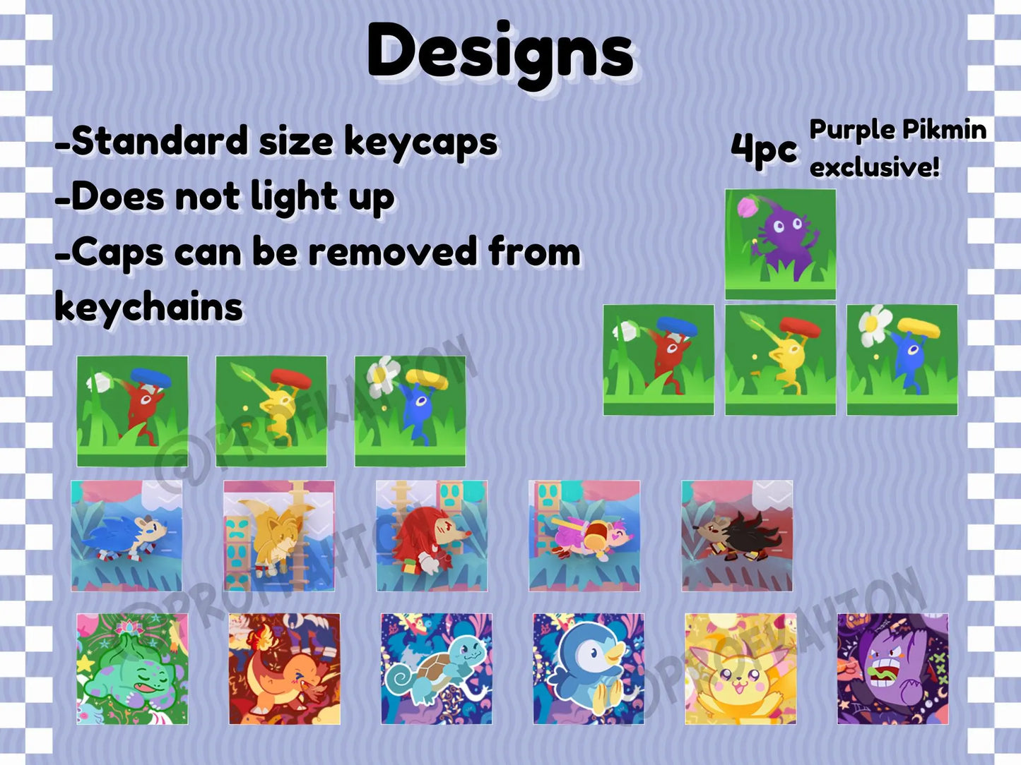 Pikmin Keycap Clicker