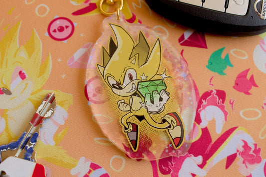 Sonic Super Keychain