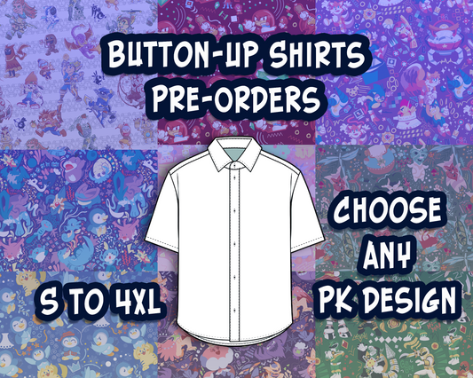 Pre-Order Button-Up Shirts - OCTOBER