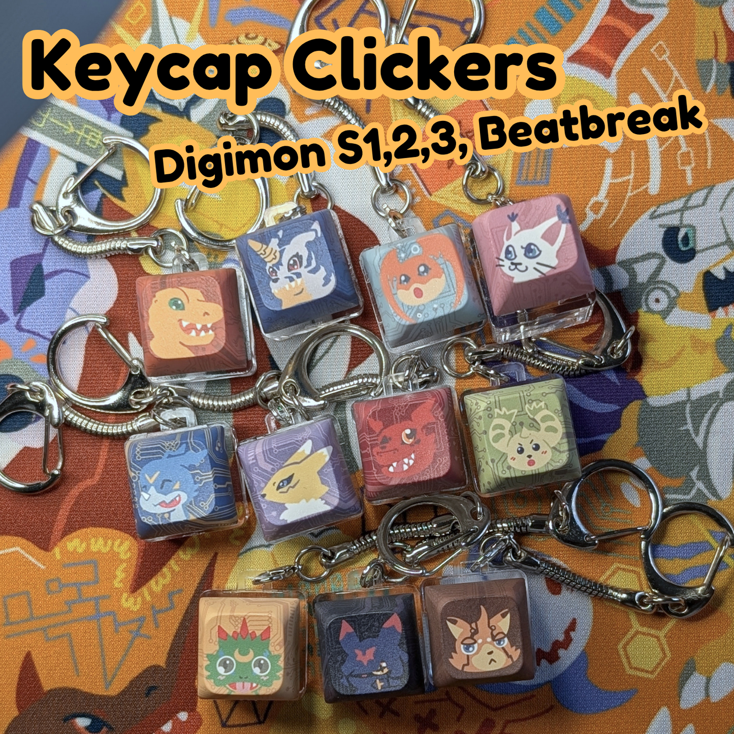 Digimon Keycap Clickers