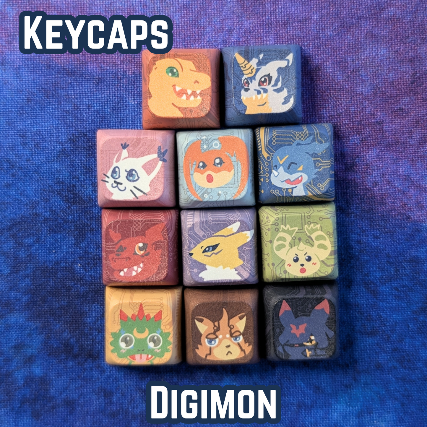 Digimon Keycaps