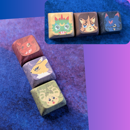 Digimon Keycaps