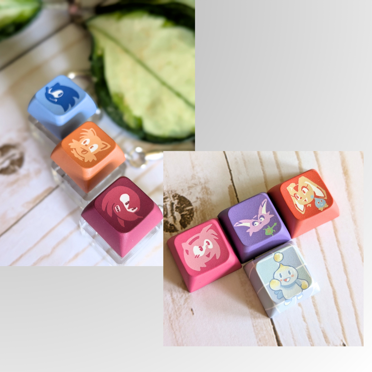 Sonic & Friends Keycaps  | Sonic Sega Hedgehog | Keyboard | Office Decor