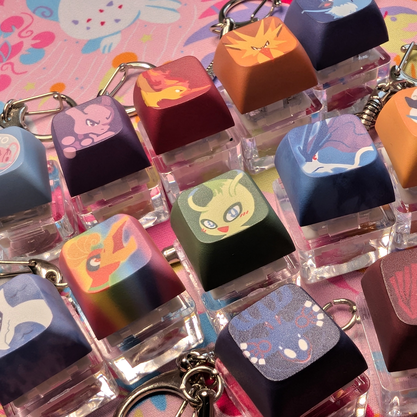 Pokemon Legends Keycaps | Nintendo | Keyboard | Office Decor