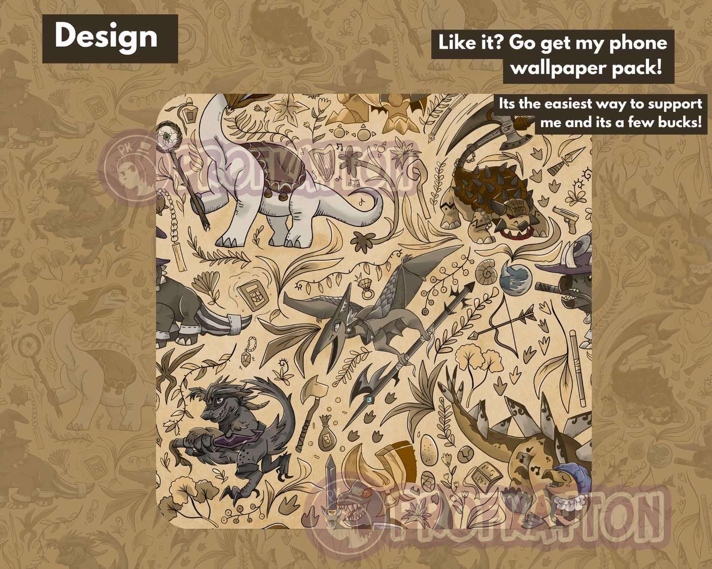 Dinosaur RPG Classes Button-Up Shirt
