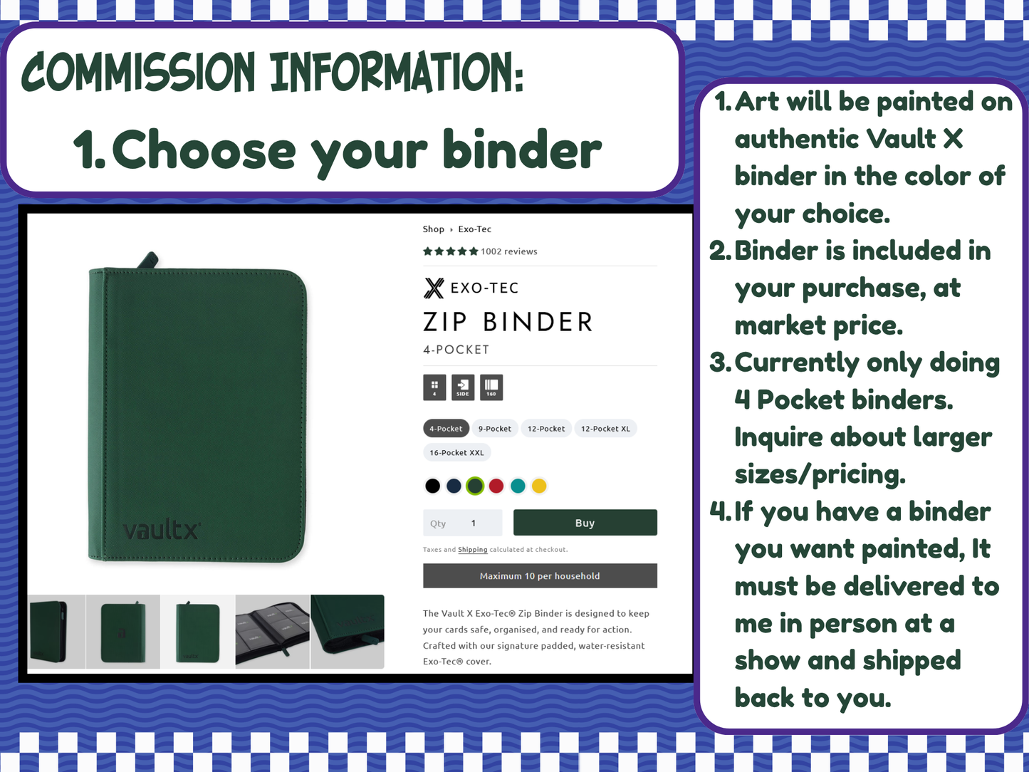 Commission Binder