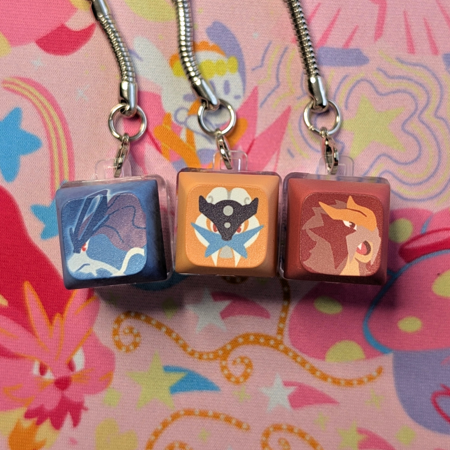 Pokemon Starters & Legends Keycap Clickers
