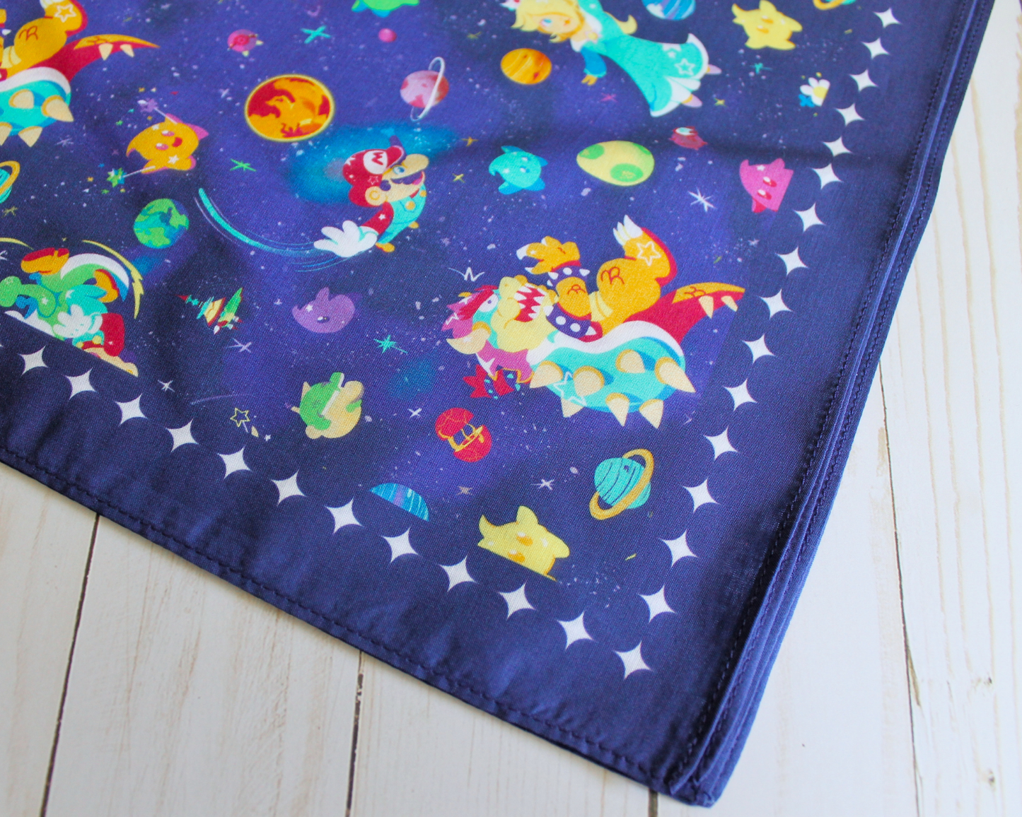 Mario Galaxy Bandana | Cowboy | Handkerchief/Mask - Cute Space Design Cotton