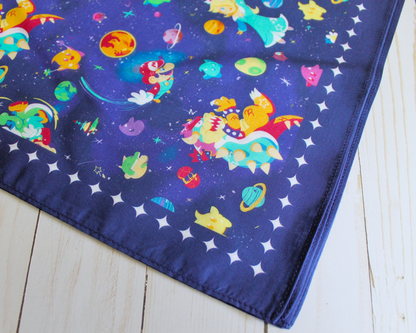 Mario Galaxy Bandana | Cowboy | Handkerchief/Mask - Cute Space Design Cotton