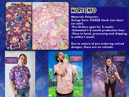 Pre-Order Button-Up Shirts - OCTOBER
