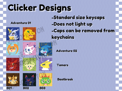 Digimon Keycap Clickers