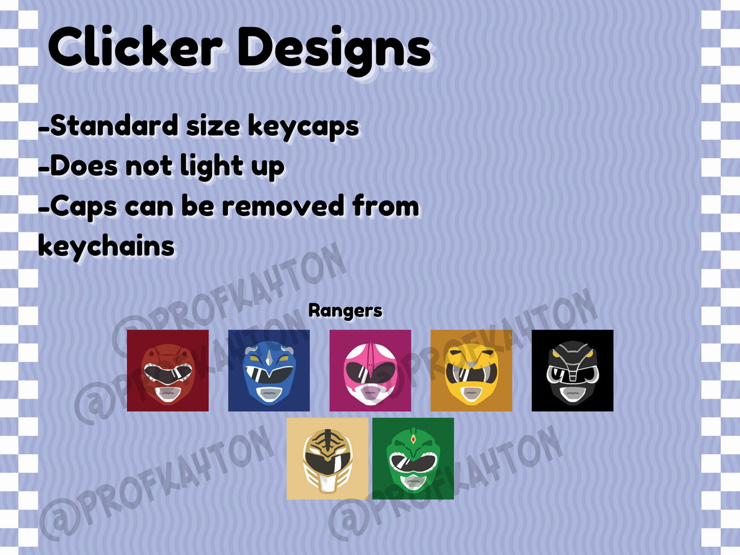 Power Rangers Keycap