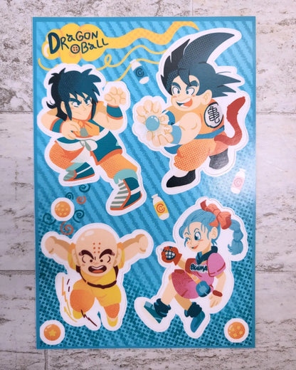 Dragonball Sticker Sheet