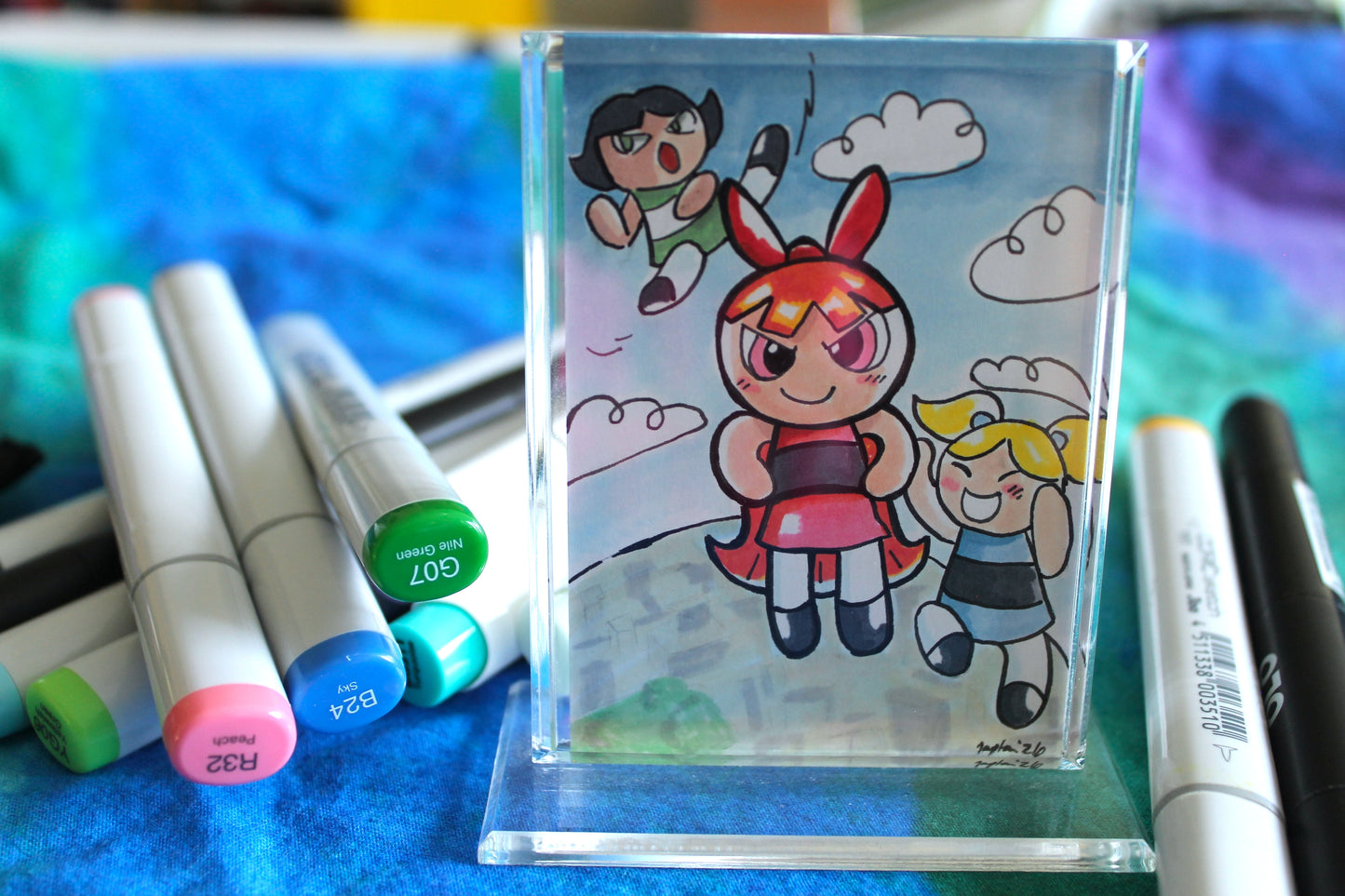 Original Marker Art Card ACEOs