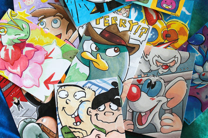 Original Marker Art Card ACEOs