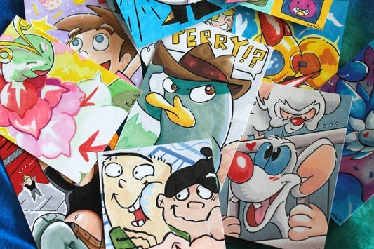 Original Marker Art Card ACEOs
