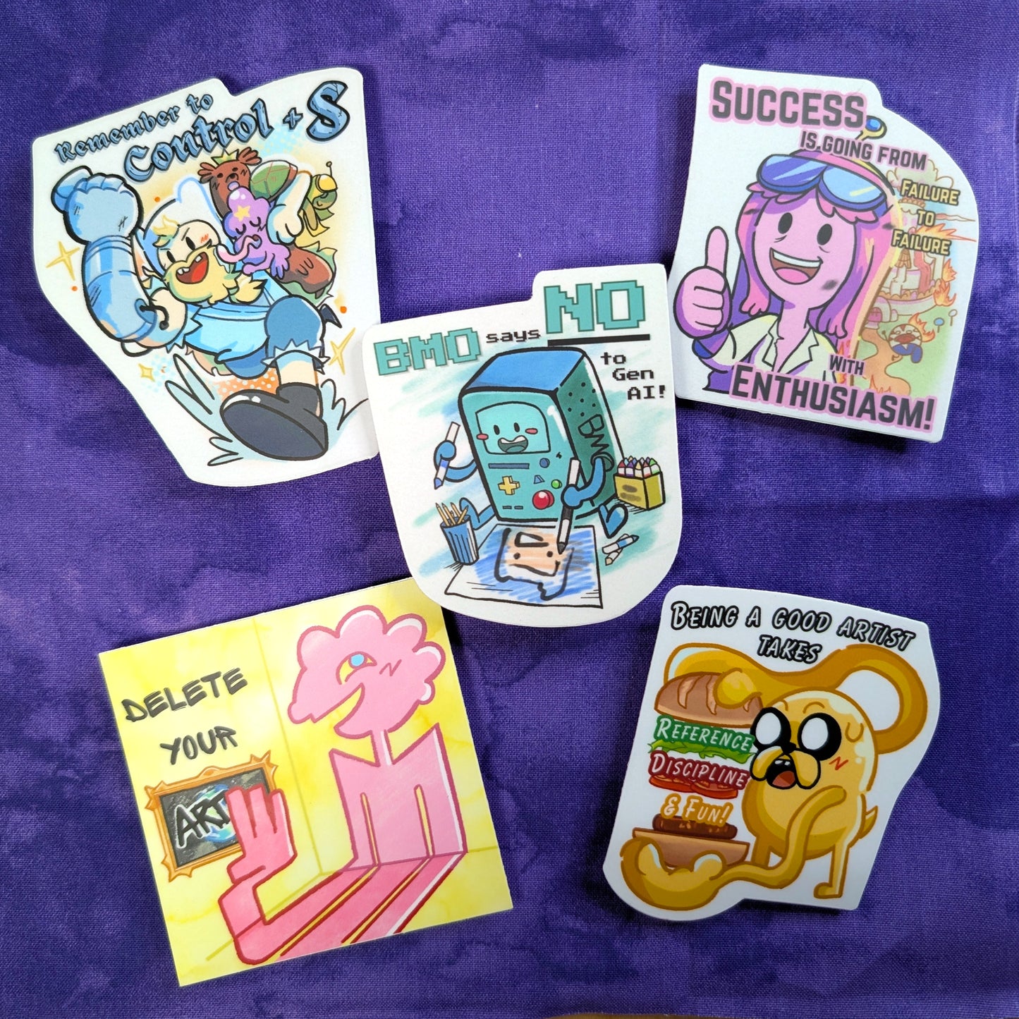 Adventure Time Art Stickers