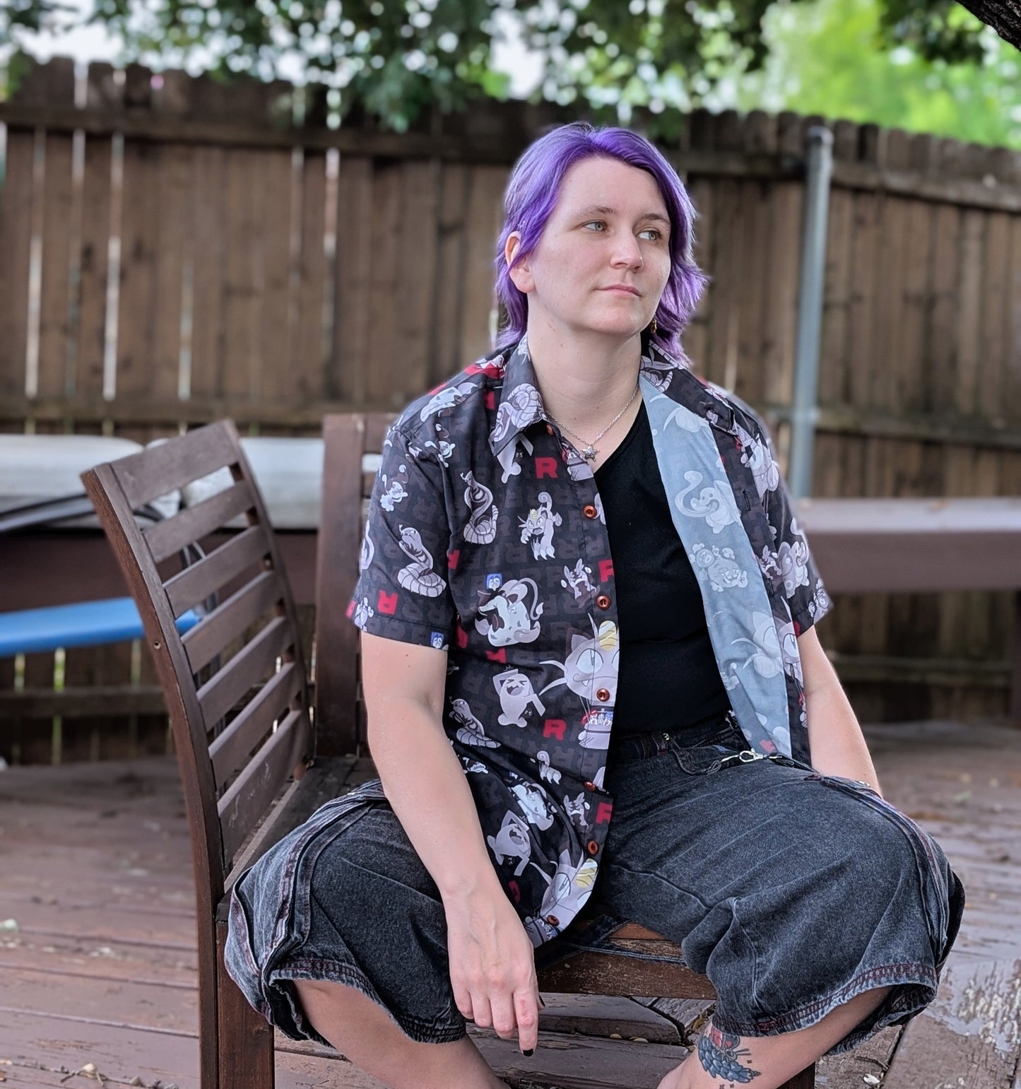 Team Rocket Button-Up Shirt