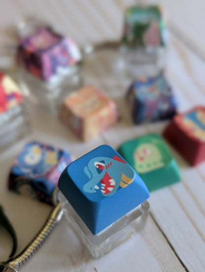 Pokemon Starters & Friends Keycaps  | Nintendo Kanto Johto | Keyboard | Office Decor