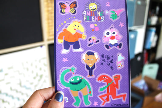 Smiling Friends Sticker Sheet