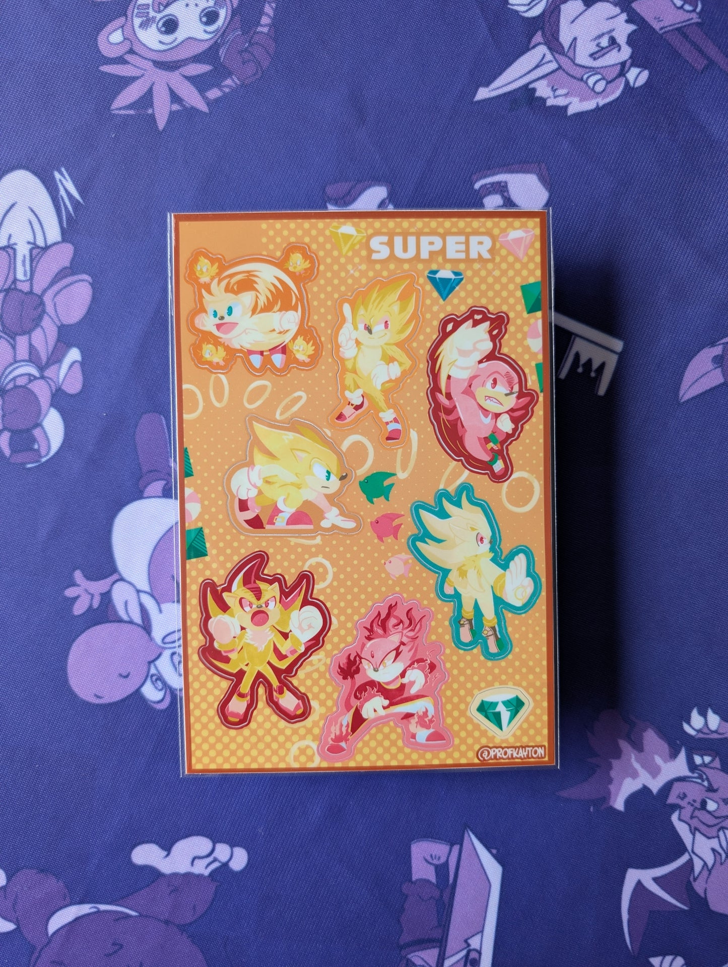 Super Sonic Sticker Sheet