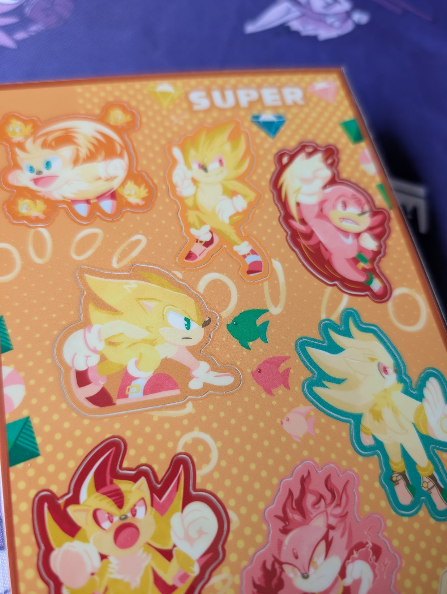 Super Sonic Sticker Sheet