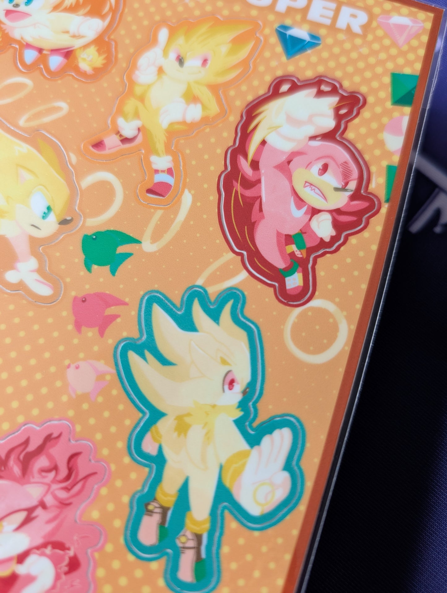 Super Sonic Sticker Sheet