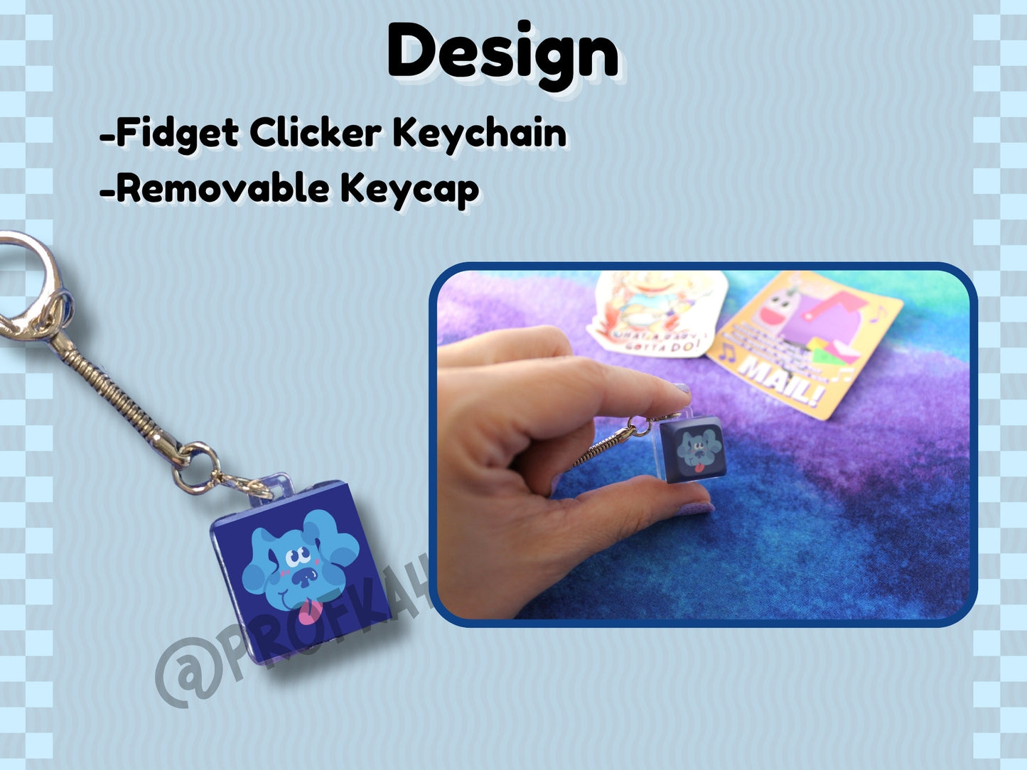 90s Preschool Sticker/Keycap Clicker Pack!