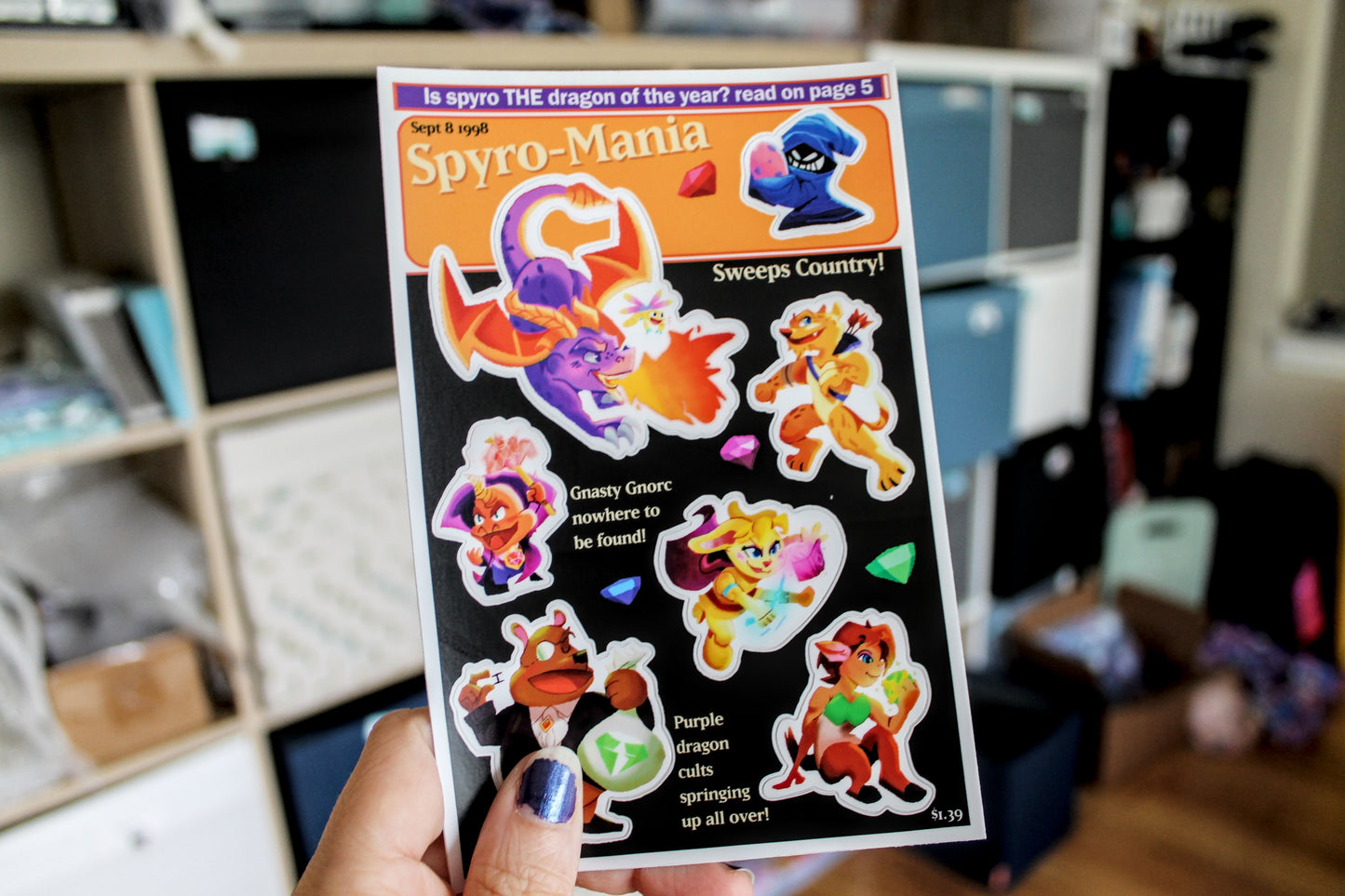 Spyro Sticker Sheet