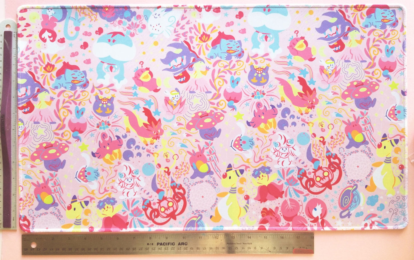 Pink Fairy Type Pokemon Mousepad / Playmat