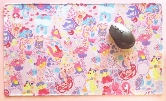 Pink Fairy Type Pokemon Mousepad / Playmat