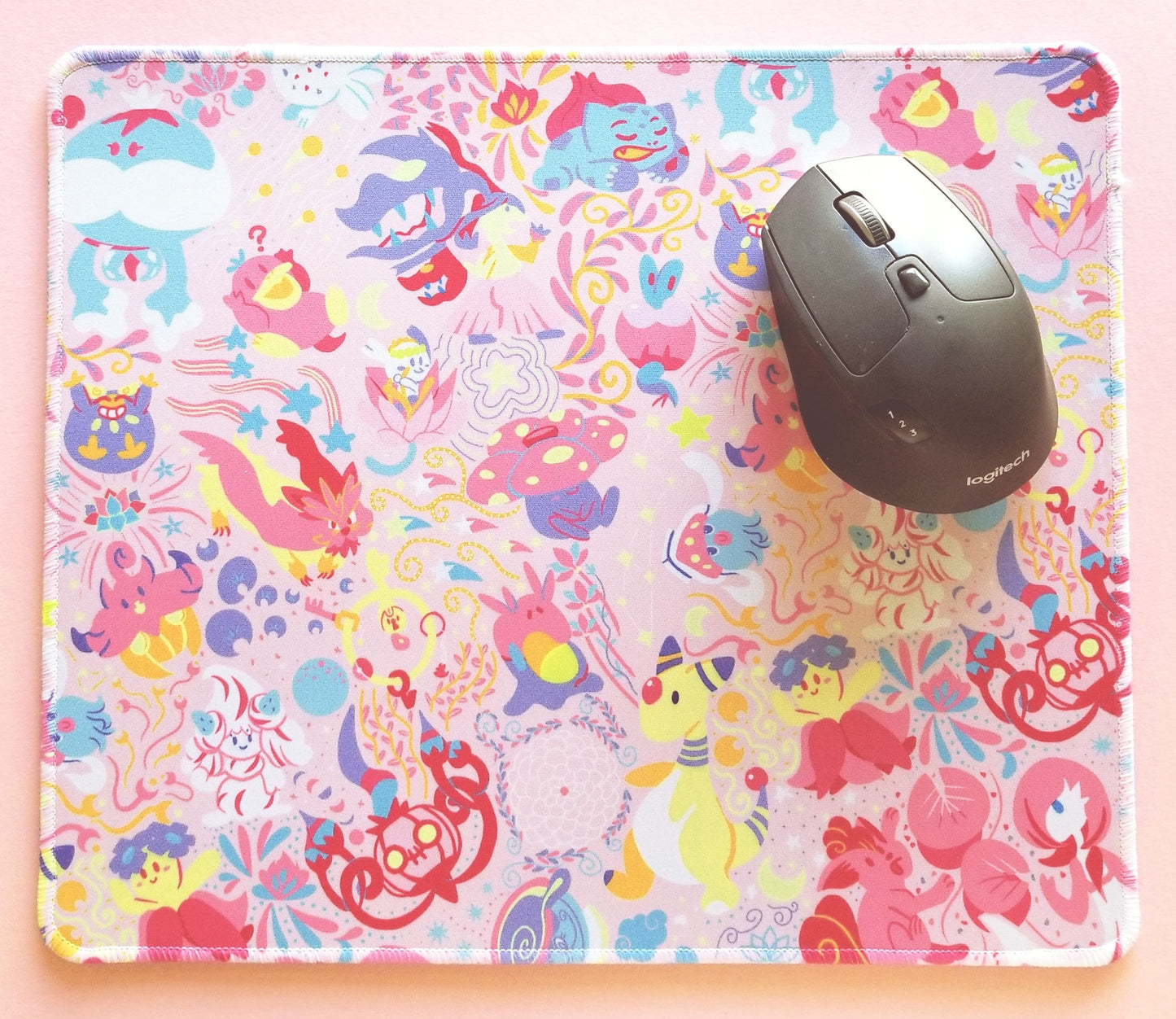 Pink Fairy Type Pokemon Mousepad / Playmat