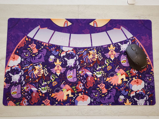 Ghost Type Pokemon Mousepad / Playmat