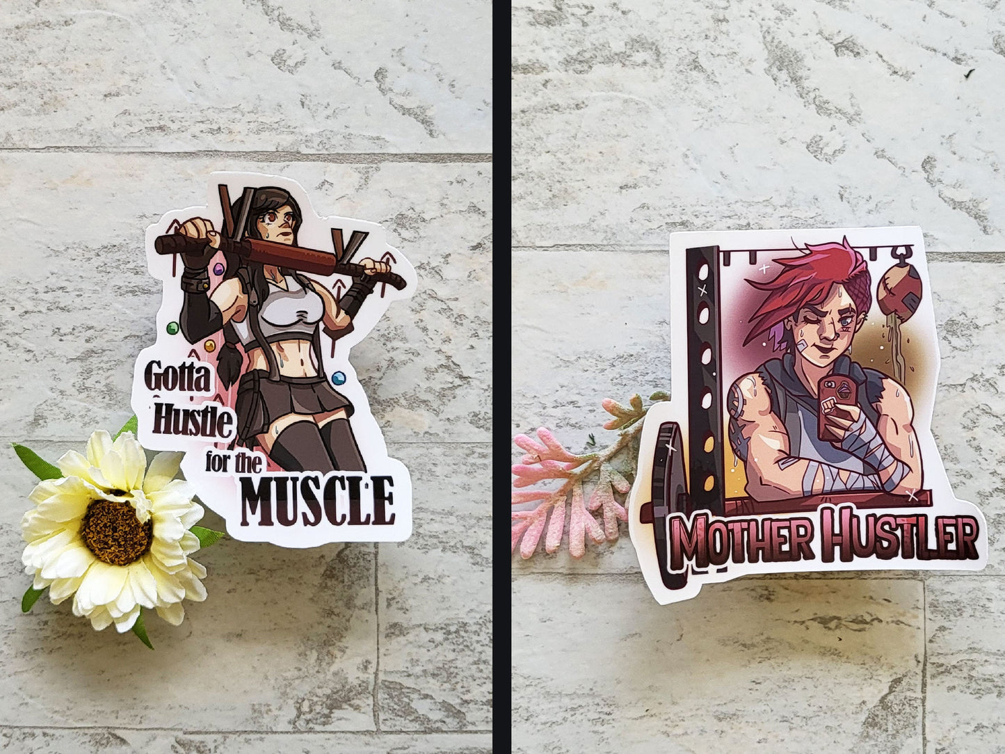 Anime Workout Stickers