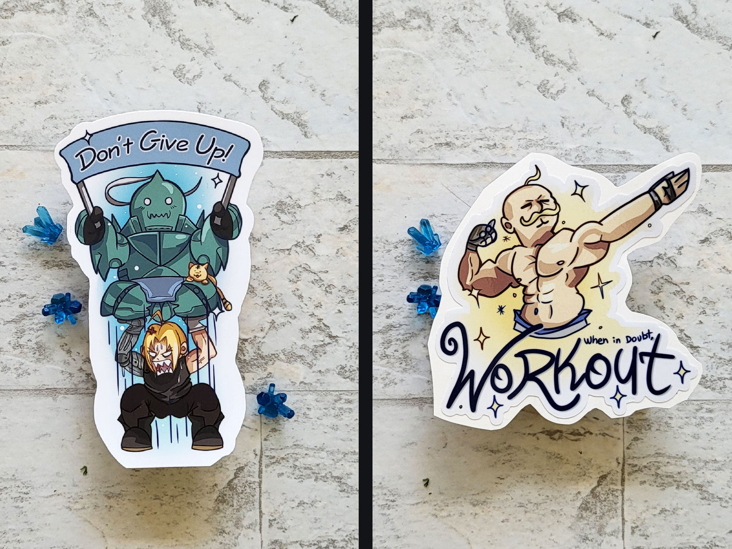 Anime Workout Stickers