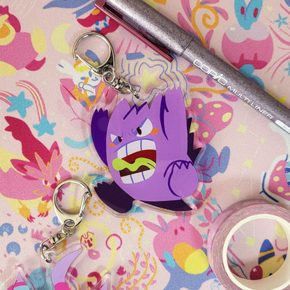 Gengar/Chandelure Ghost Keychains