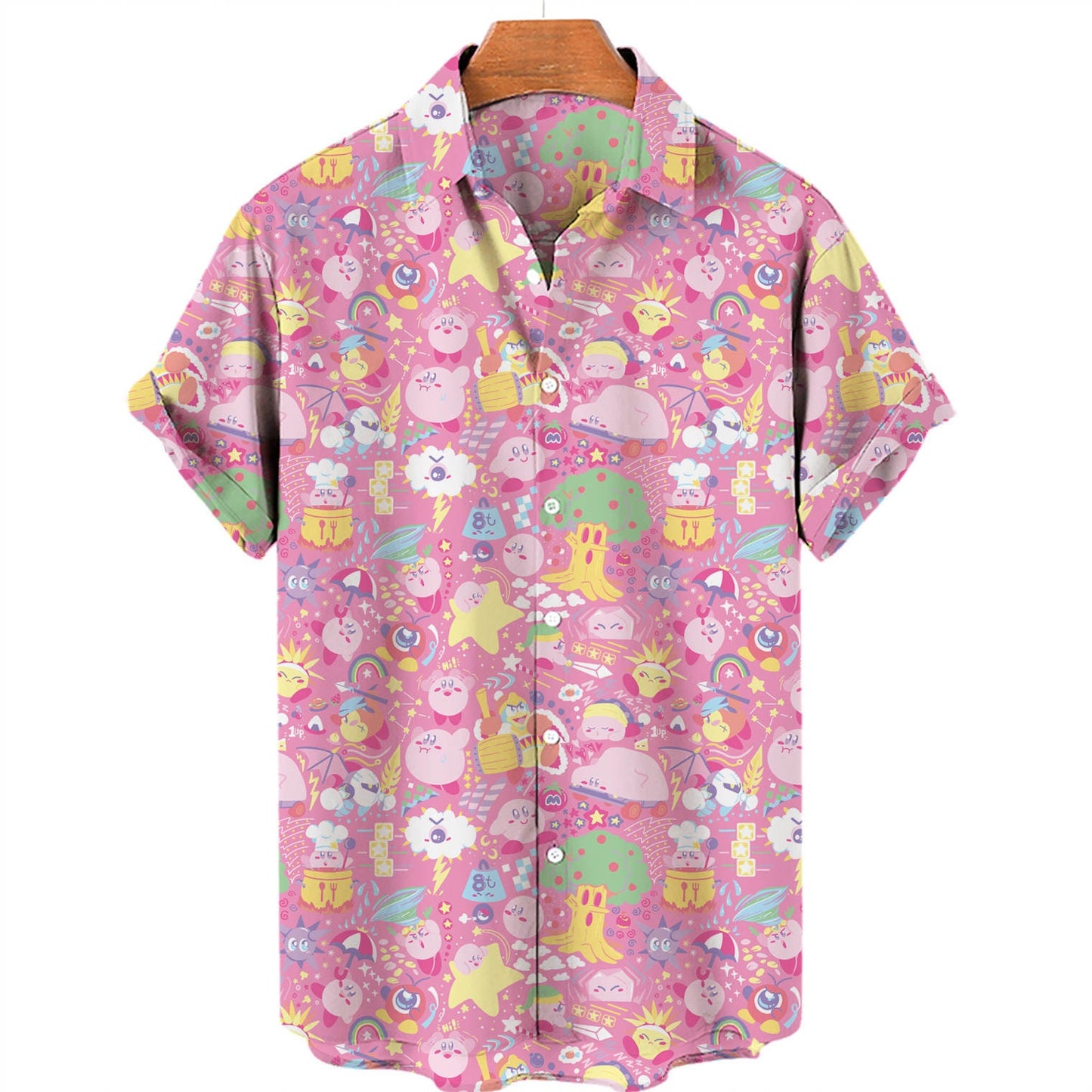 Nintendo Kirby Button-Up Shirt