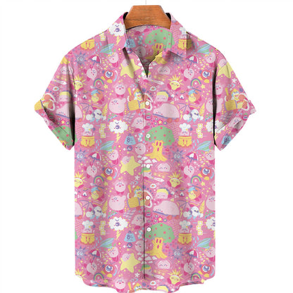 Nintendo Kirby Button-Up Shirt