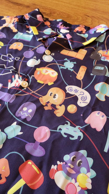 Arcade 80s Button-Up Shirt