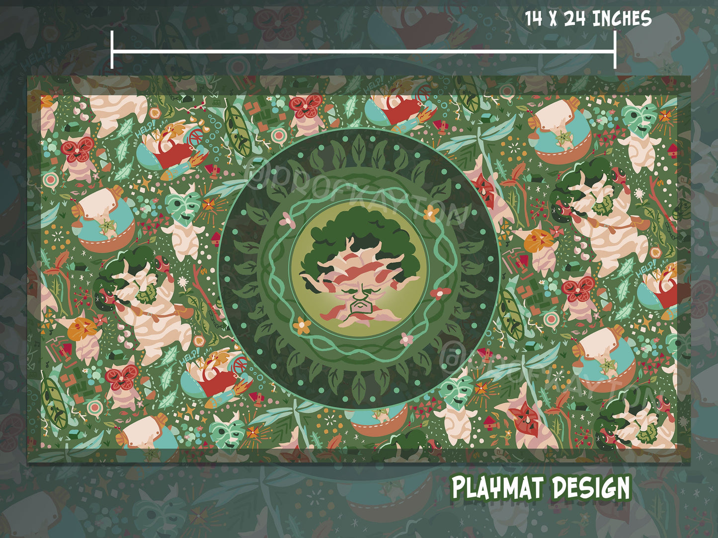 Zelda Korok Mousepad / Playmat