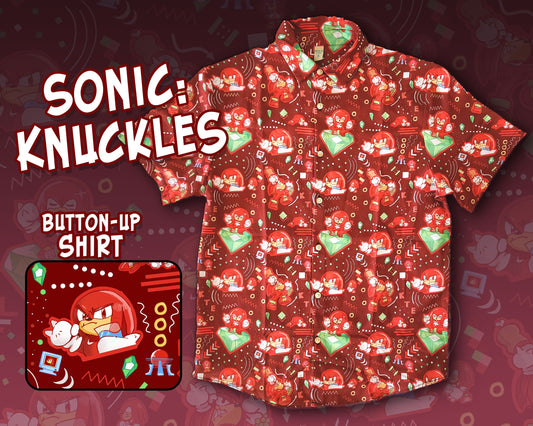 Sonic Knuckles Button-Up Shirt