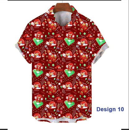 Sonic Knuckles Button-Up Shirt