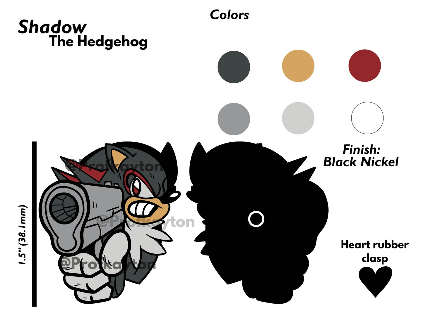 Shadow Angry Pin