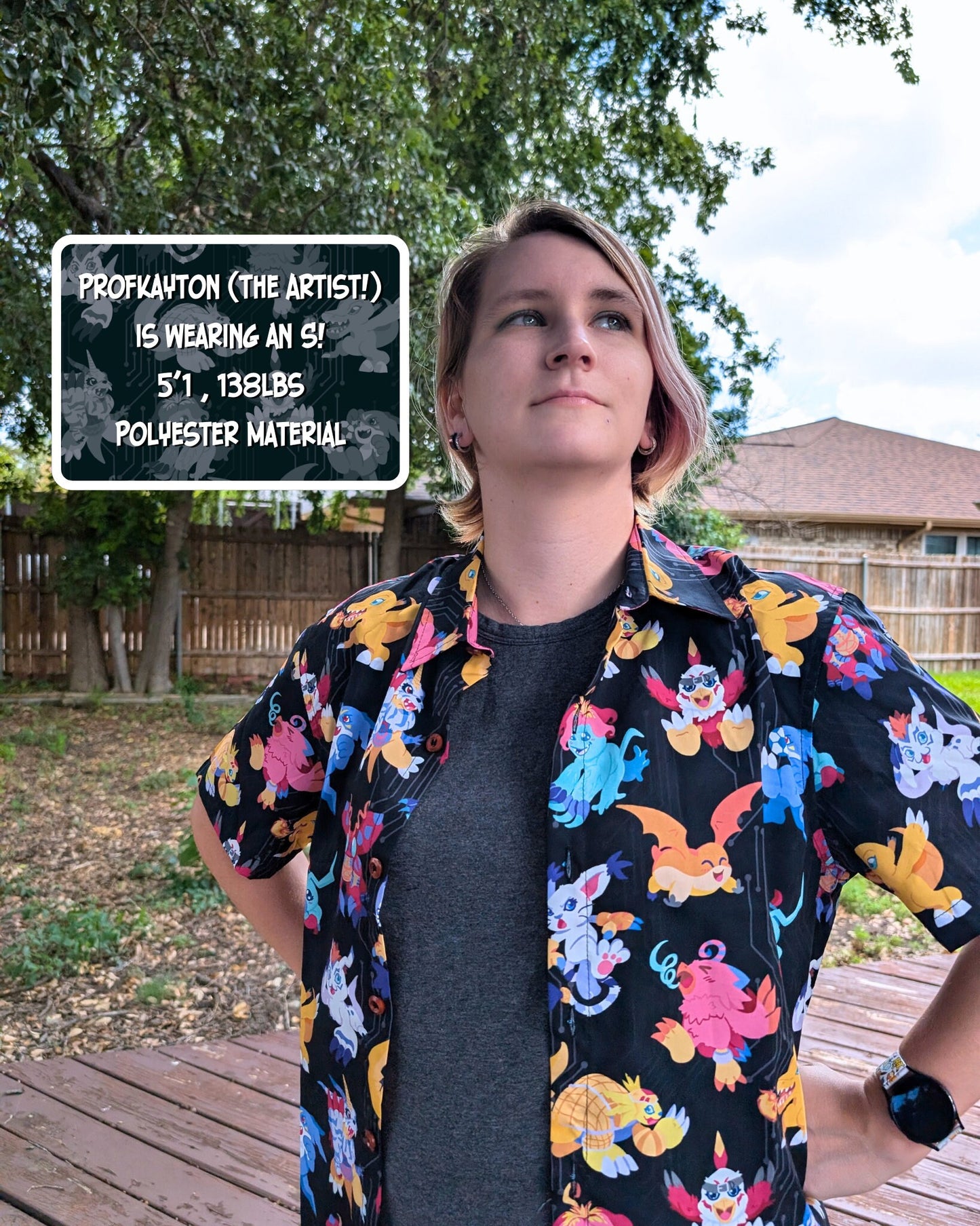 Digimon Rookies Button-Up Shirt