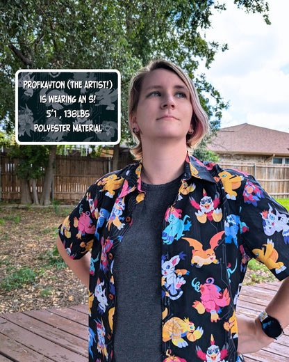Digimon Rookies Button-Up Shirt