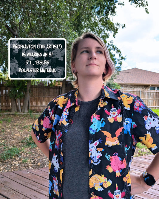 Digimon Rookies Button-Up Shirt